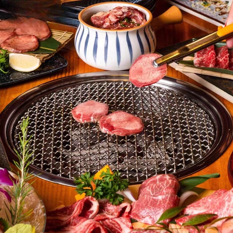 Korean style top round charcoal grill